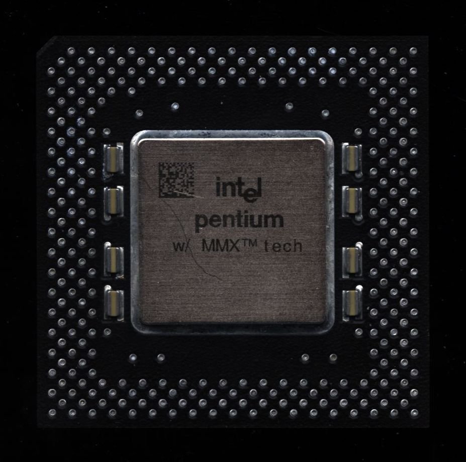 Pentium Motherboard Intel Pentium MMX 166 A80503166 SL27K 166MHz