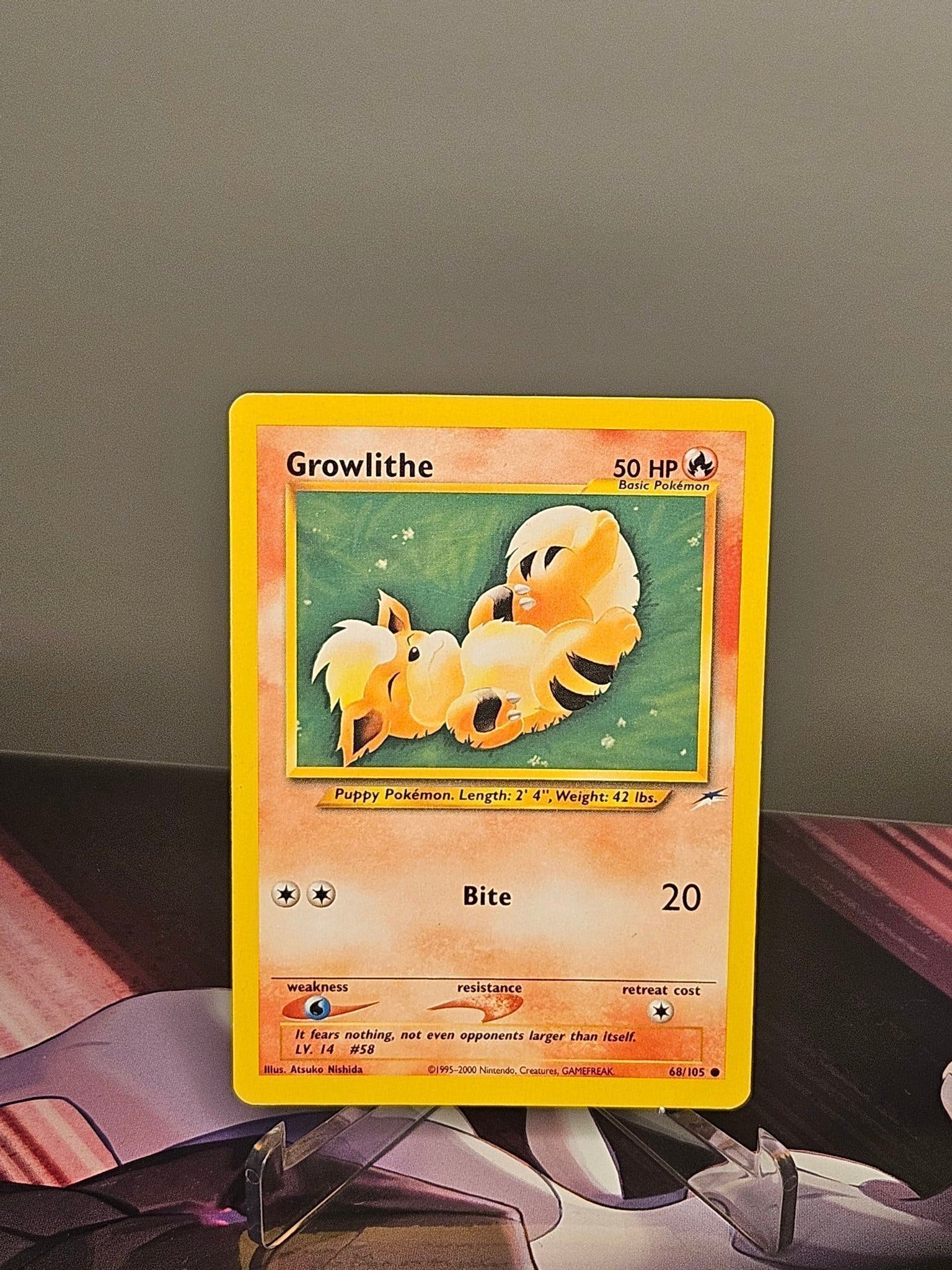 Lithe B Pokémon Kort – Growlithe #68/105 – Neo Destiny .. | Köp på Tradera ...