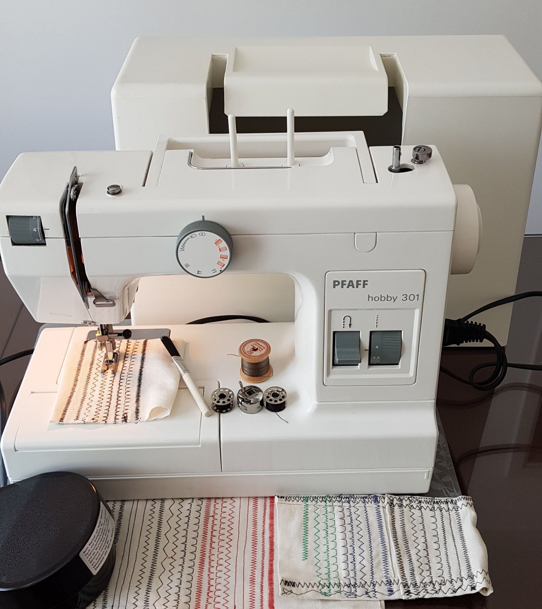 Symaskin PFAFF HOBBY 301, SOM NY! (407096759) ᐈ Köp på Tradera