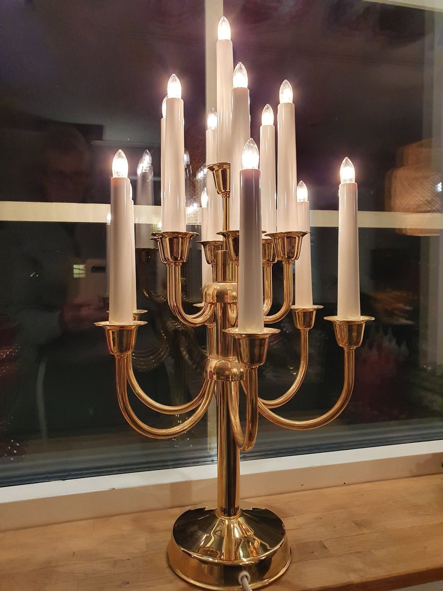 Adventsljusstake Markslöjd 8089 Mässing kandela.. Köp på Tradera