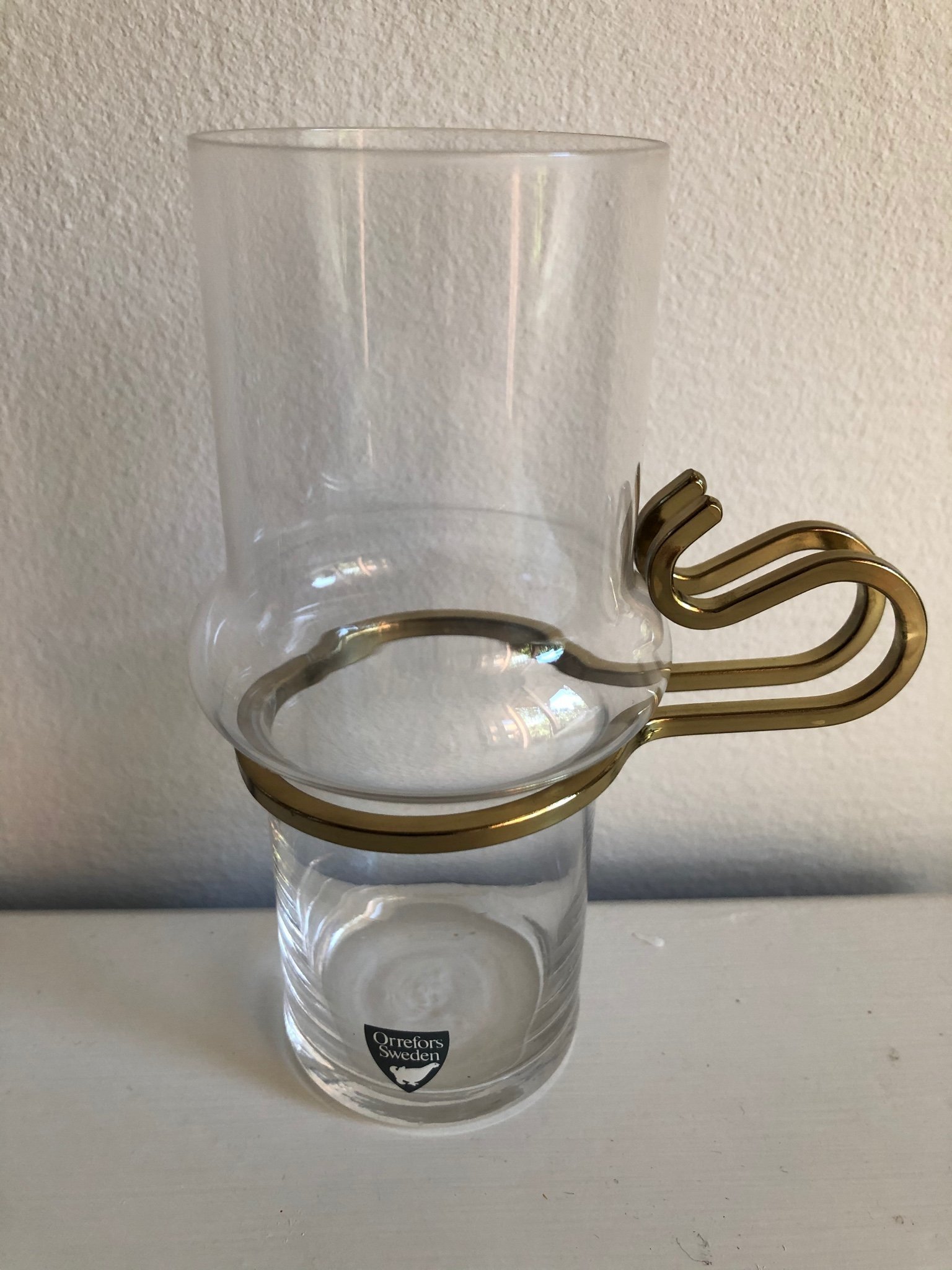 Retro vintage Orrefors 70tal Irish coffee glas.. (416927619) ᐈ Köp på Tradera