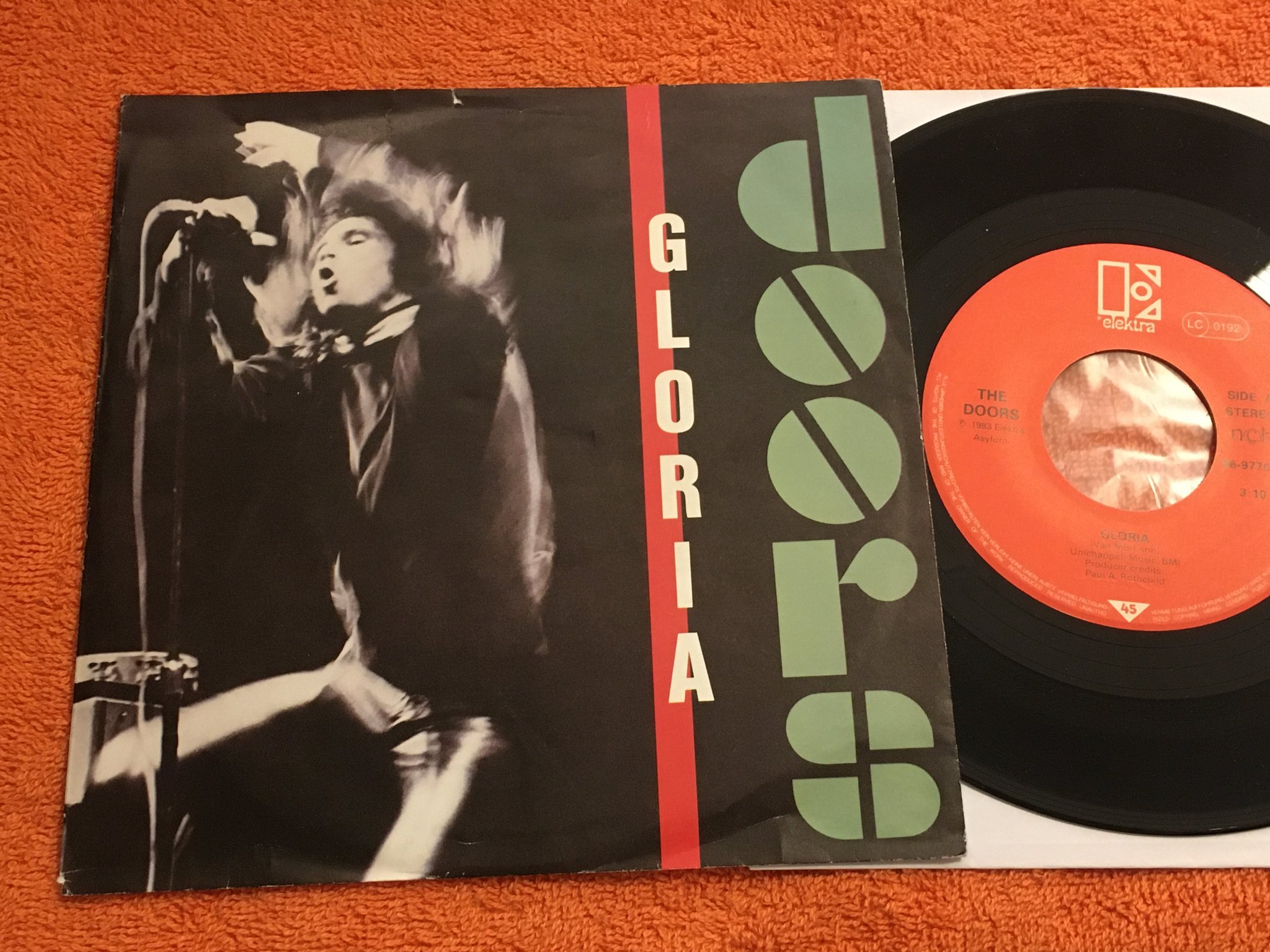 THE DOORS Gloria 7"single ELEKTRA 9697707 (449095082) ᐈ VIN & YL på