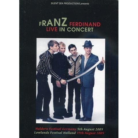 Franz Ferdinand In Concert DVD digipak shows de festivales 2005