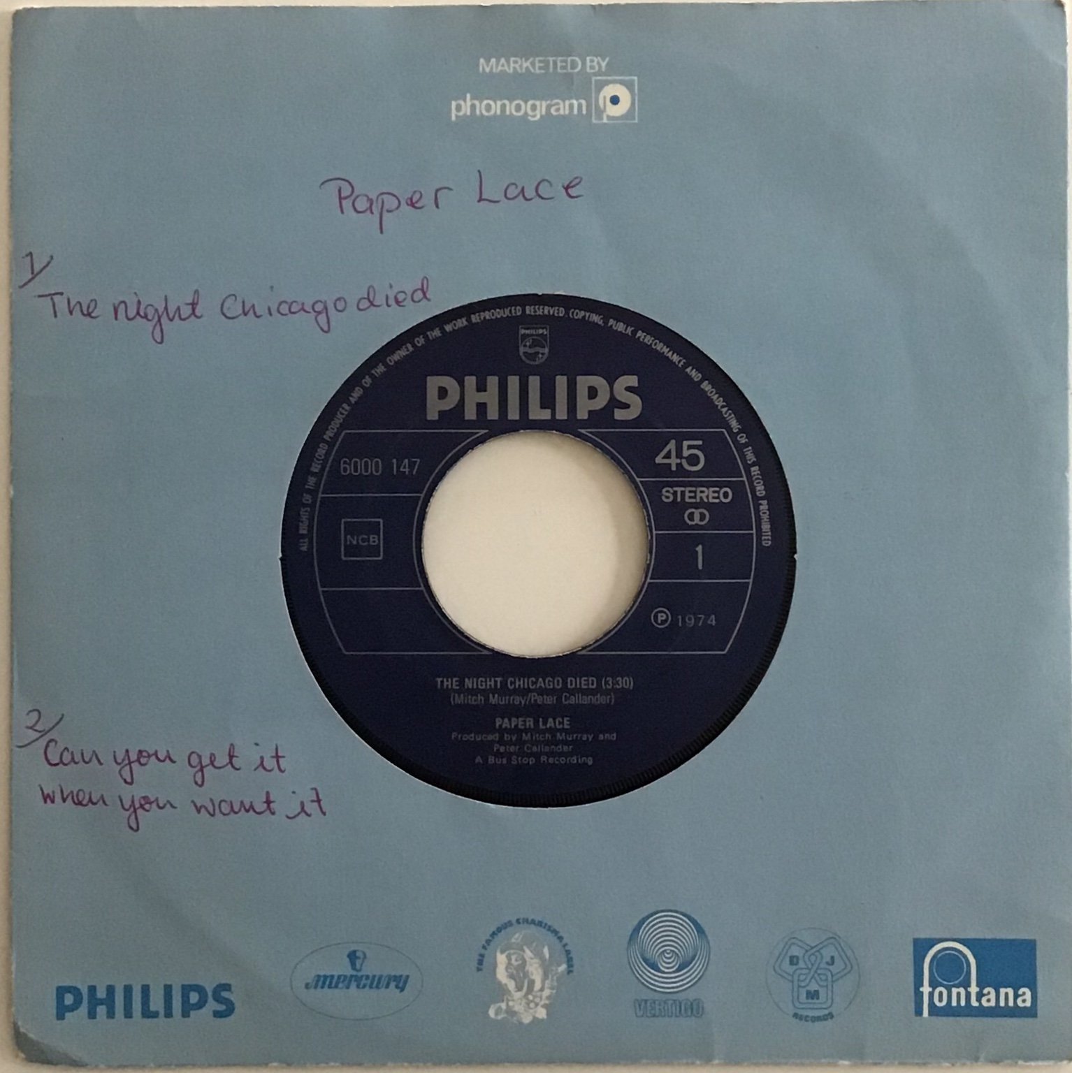 Paper Lace The Night Chicago Died