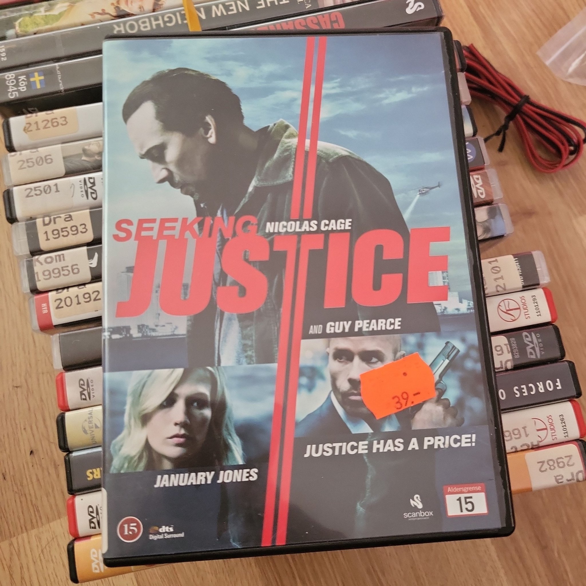 Seeking Justice DVD med Nicolas Cage