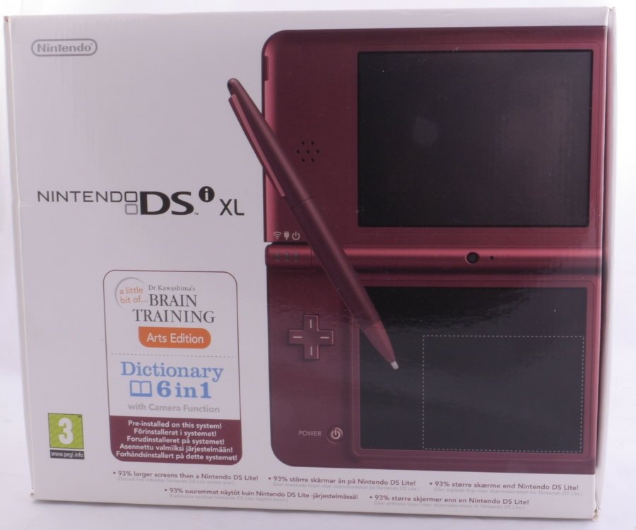 Nintendo DSi XL Console (Burgundy / W.. (369182813) ᐈ Retromagia på Tradera