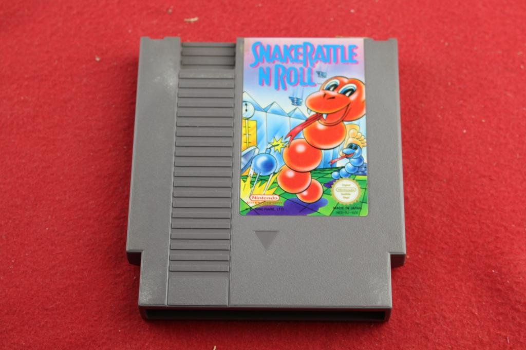 SNAKE RATTLE N ROLL till Nintendo NES (396027313) ᐈ gameworld på Tradera