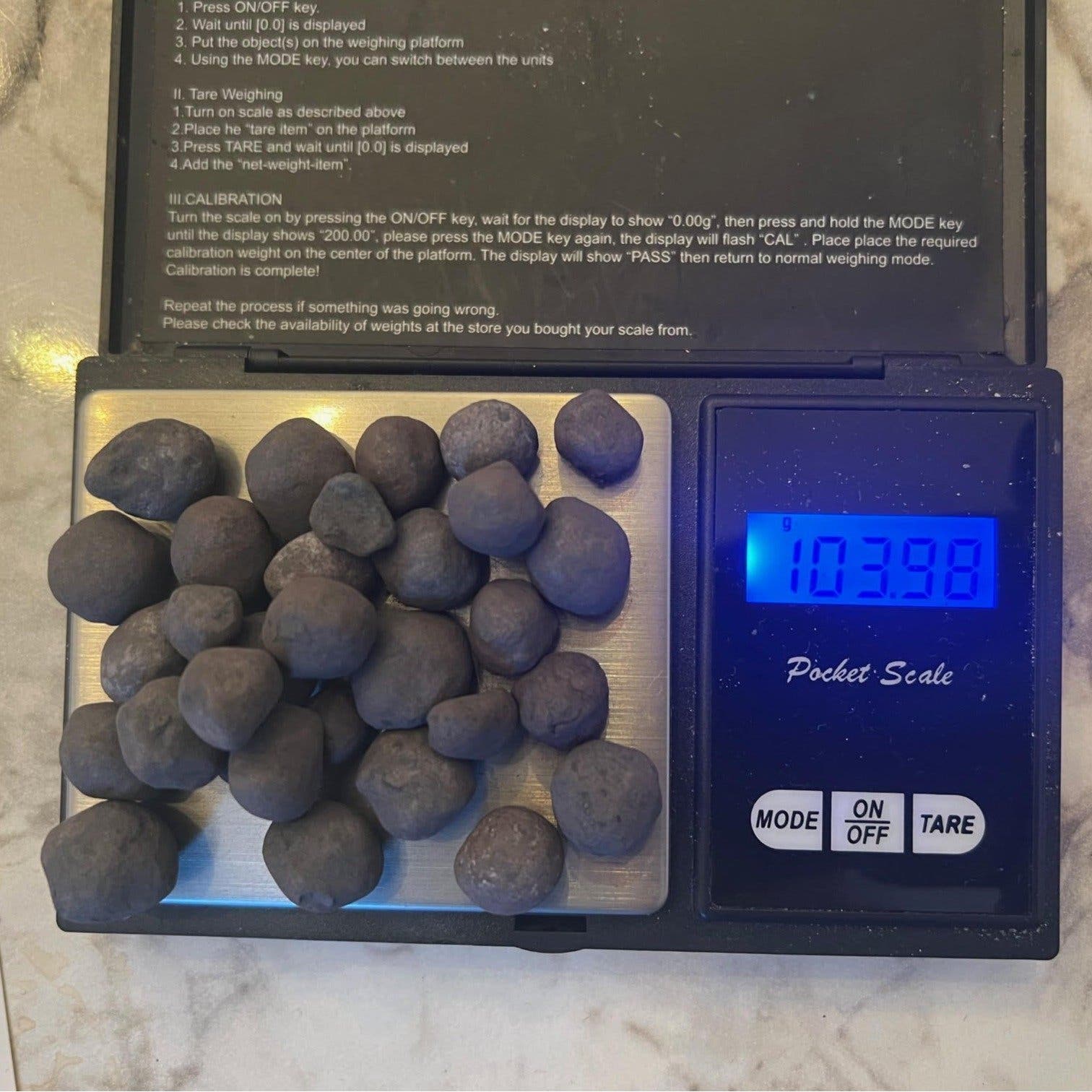 LKAB järnmalm pellets 100 gram. Malm från gruva.. | Köp på Tradera ...