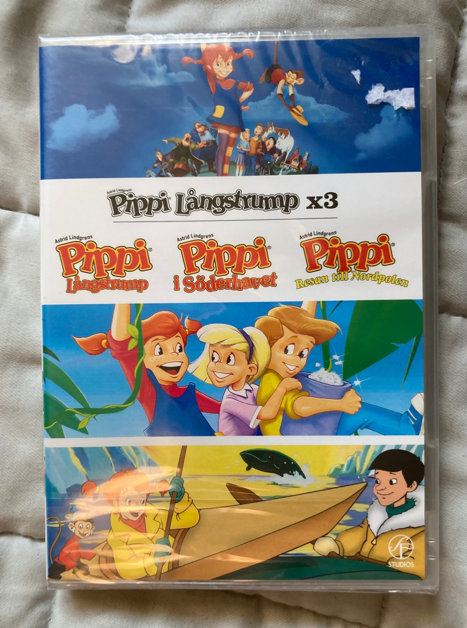 Pippi långstrump x3 - inplastad - dvd | Köp på Tradera (568273725)