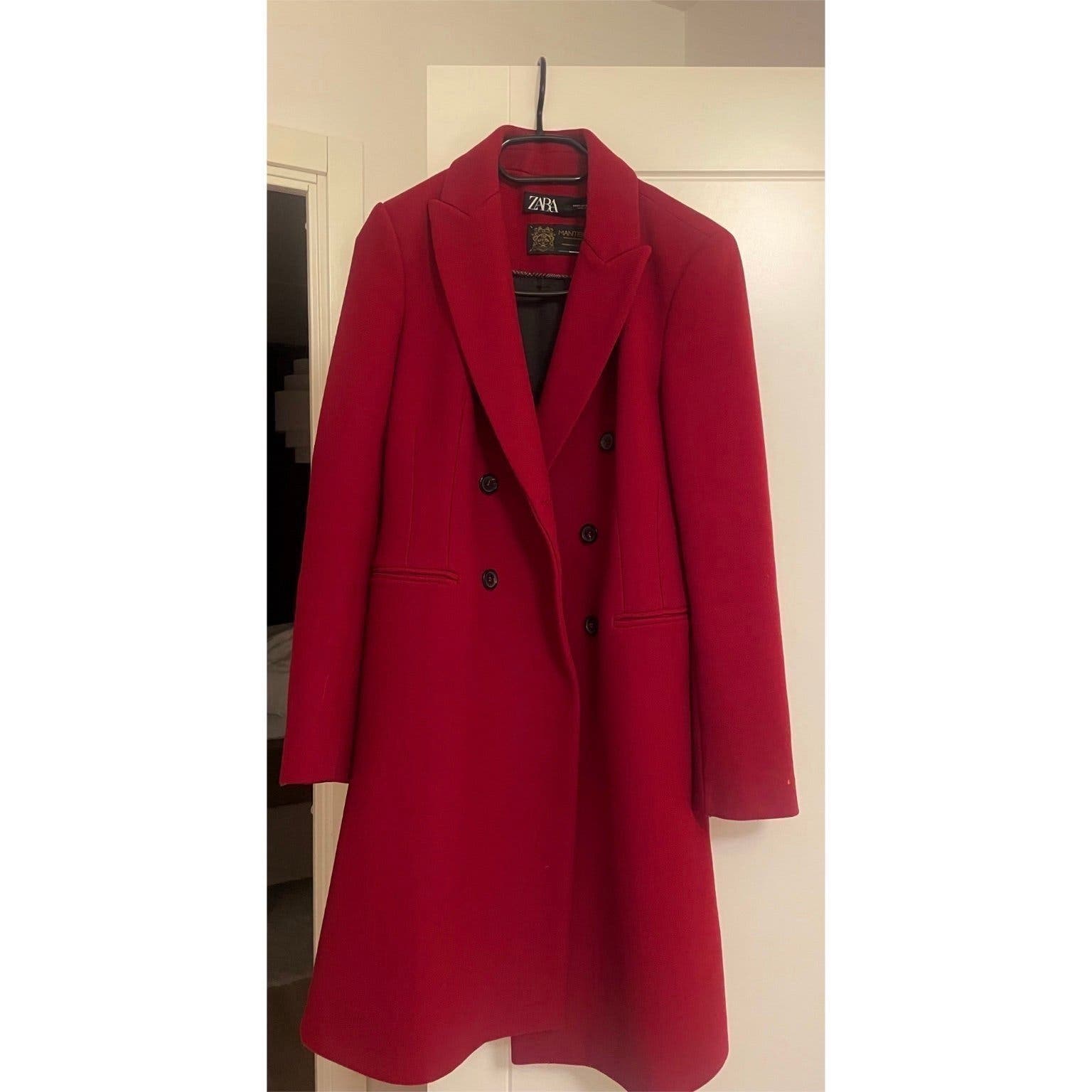 1799 kr Röd XS ZARA Kappa /ull/yllekappa /kappa.. | Köp på Tradera ...