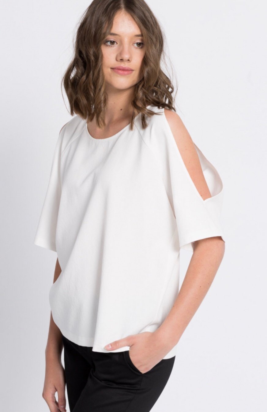 Medicine Wear Vit Topp Off Shoulder Blus Zara M (405485750) ᐈ Köp på Tradera