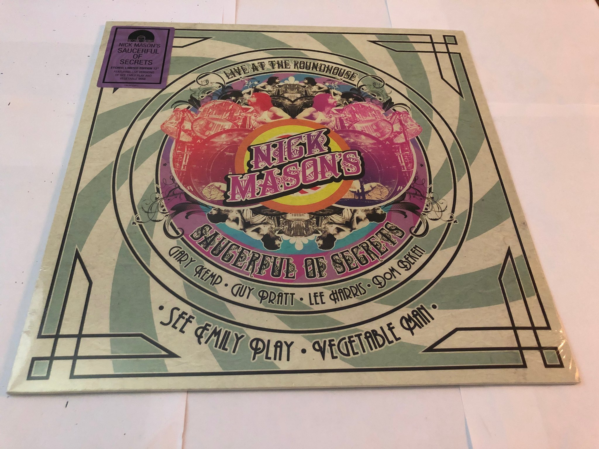 NICK MASON'S SAUCERFUL OF SECRETS 12" Etched LP ...