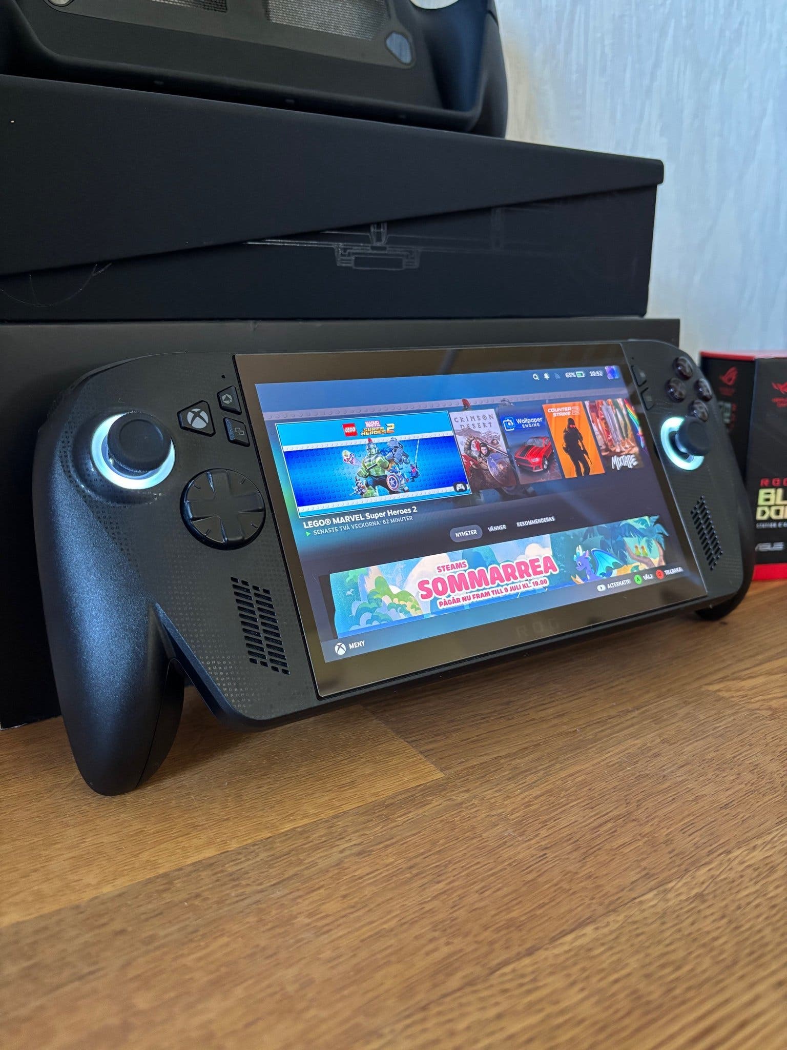 ASUS ROG XBOX Ally X - med tillbehör