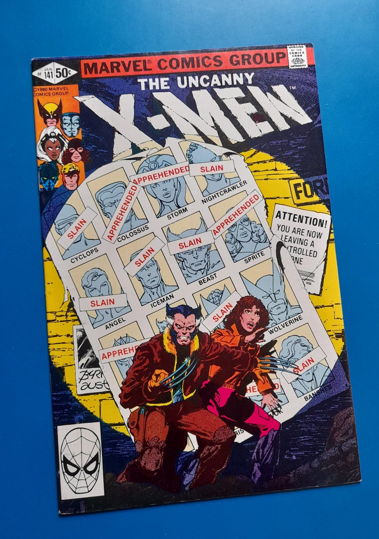The Uncanny X-Men Nr. 141 Comic von 1980 mit wichtiger Geschichte