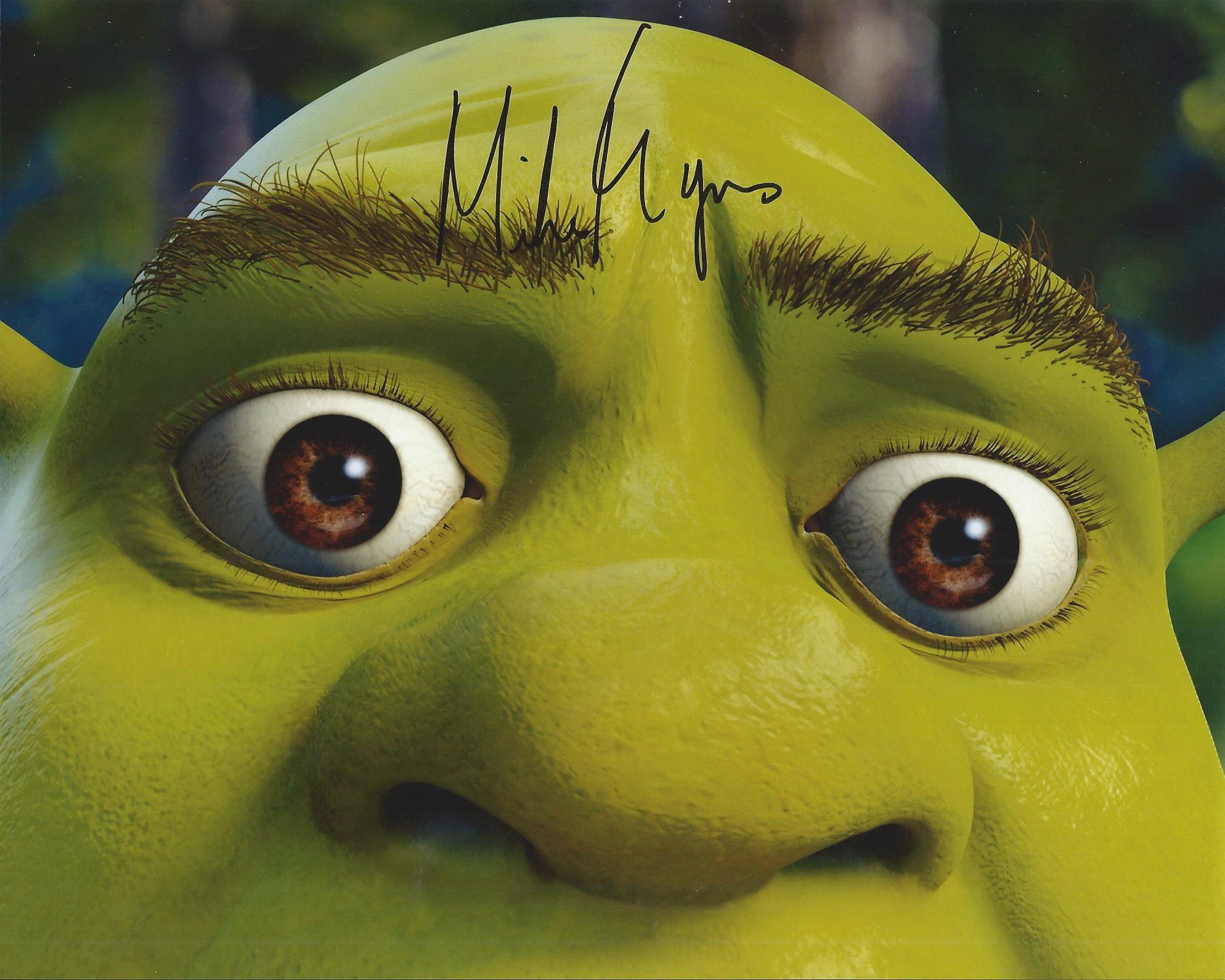 Äkta Autograf Mike Myers, Shrek (Austin Power.. Köp på Tradera
