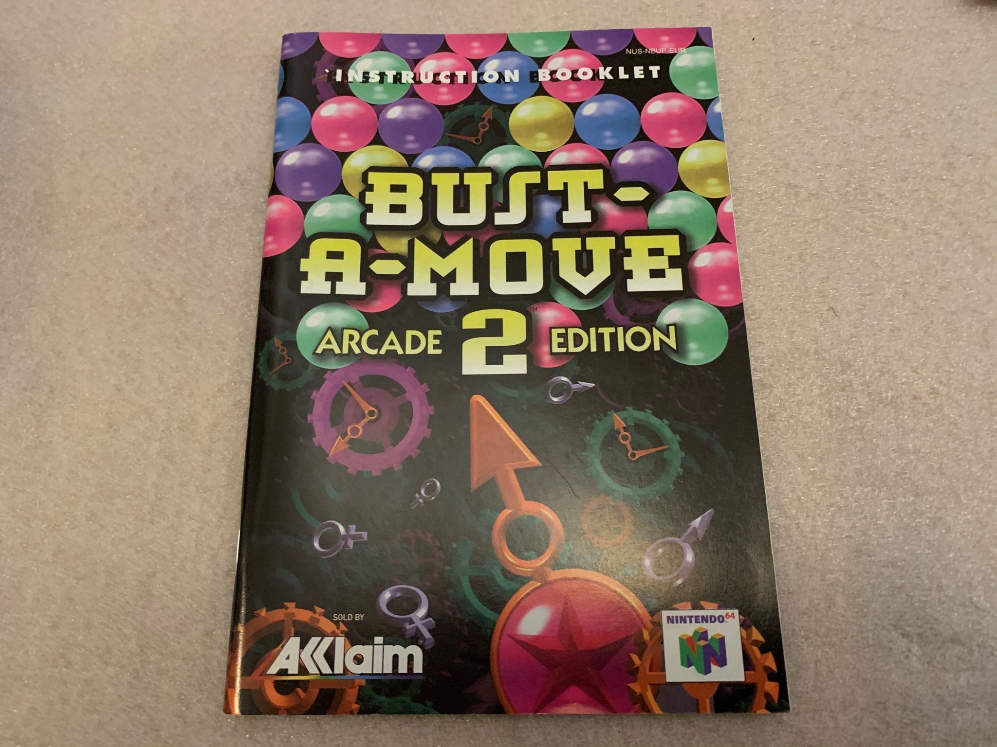 Bustamove 2 manual N64 (409476133) ᐈ Köp på Tradera