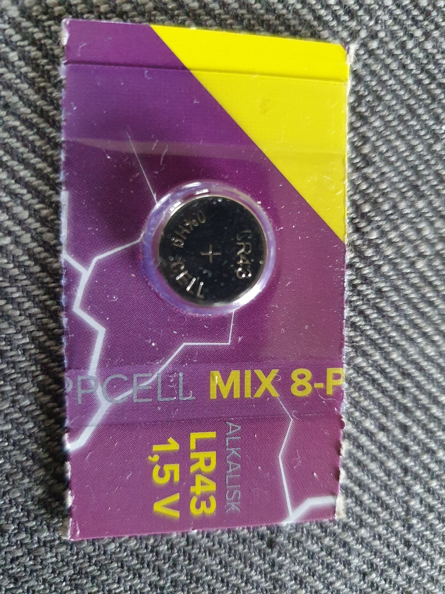 Batteri Litium LR43 1,5 V (412279211) ᐈ Köp på Tradera