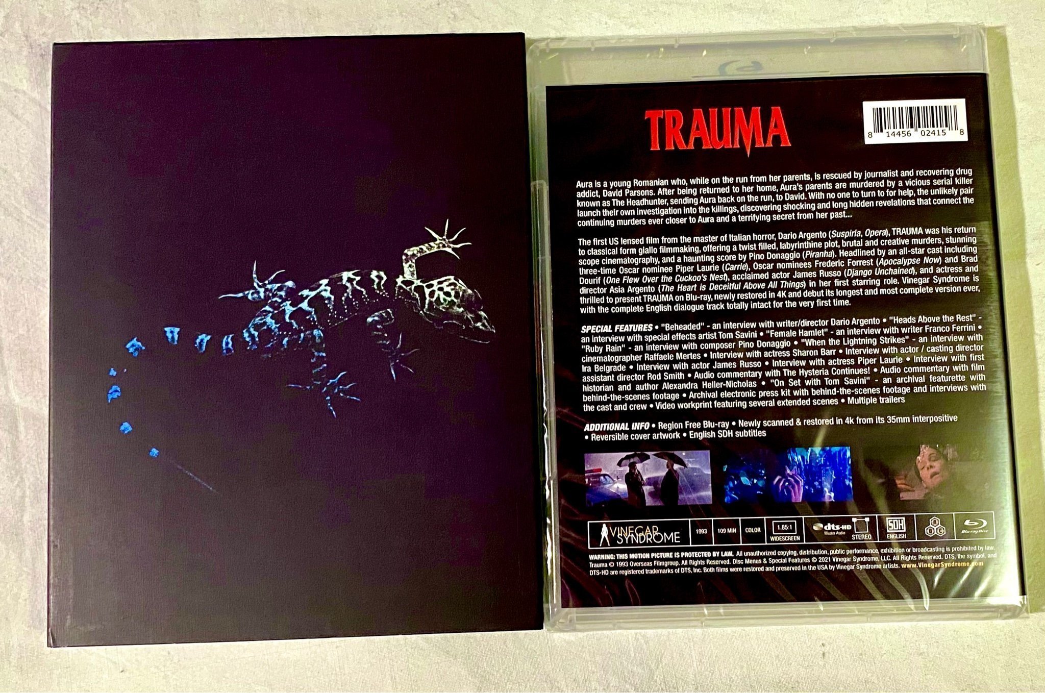 TRAUMA • Vinegar Syndrome Limited Edition Blura.. Köp på Tradera