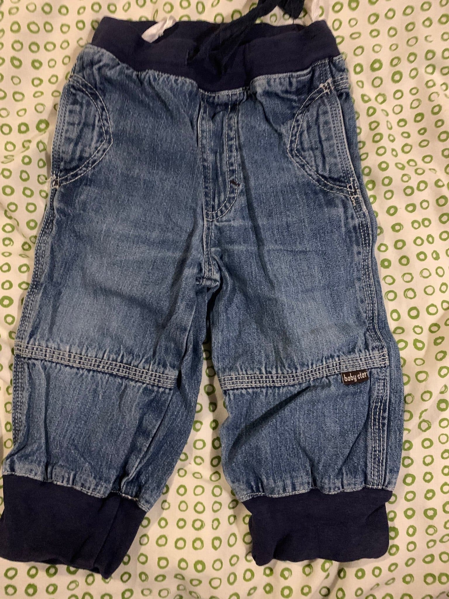 Blaa Baby Star blåa jeans, storlek 80 | Köp på Tradera (747489113)