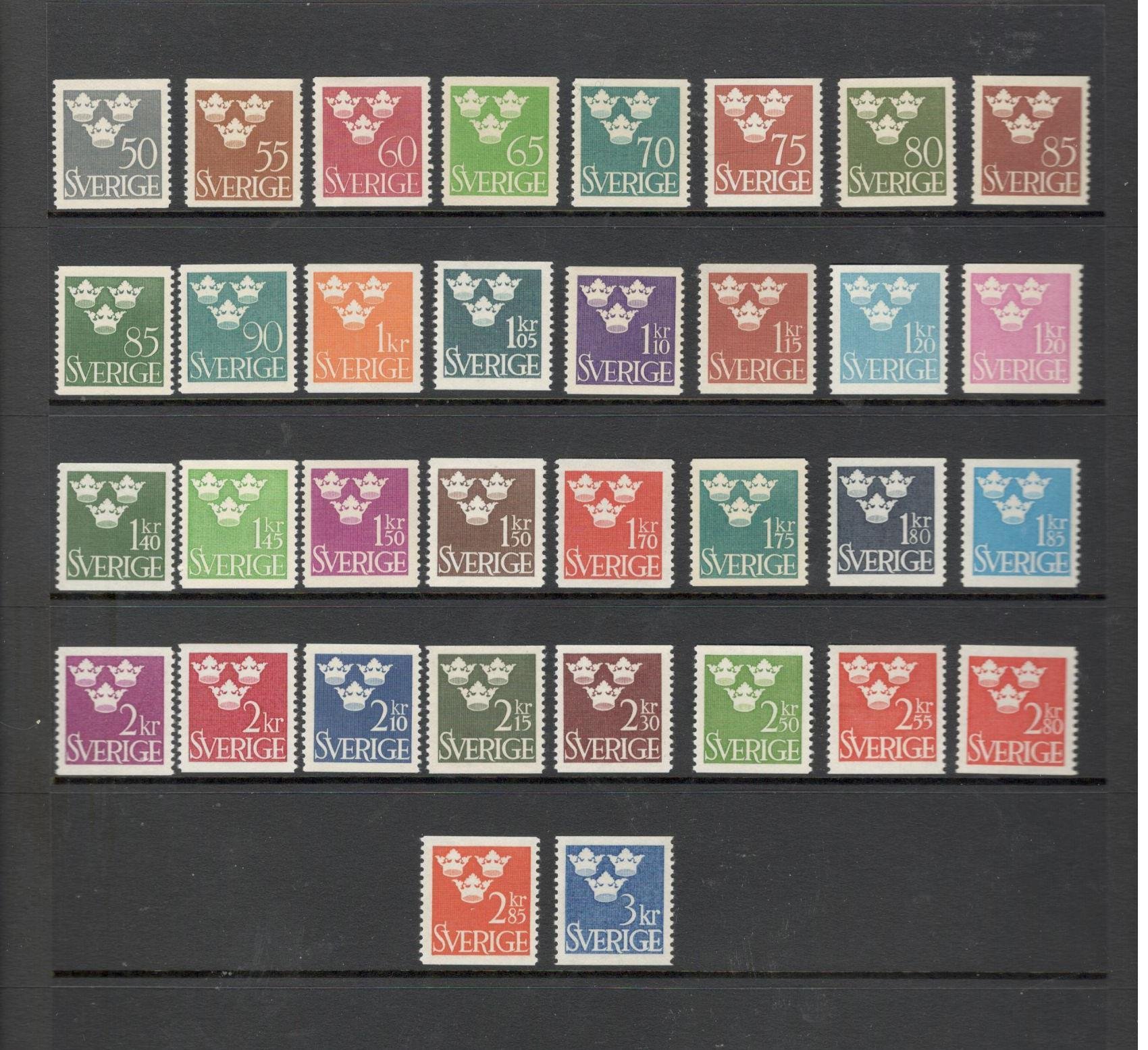 TRE KRONOR POSTFRISK XX SERIE. (437273124) ᐈ Köp på Tradera