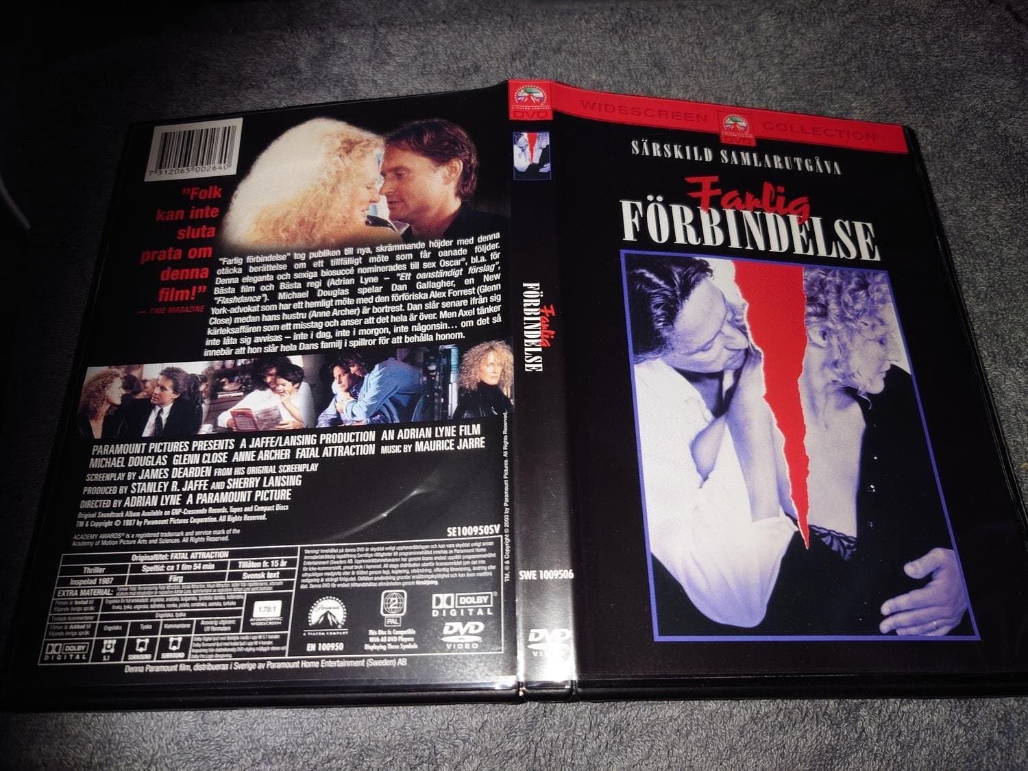 dangerous connection with michael douglas and glenn close