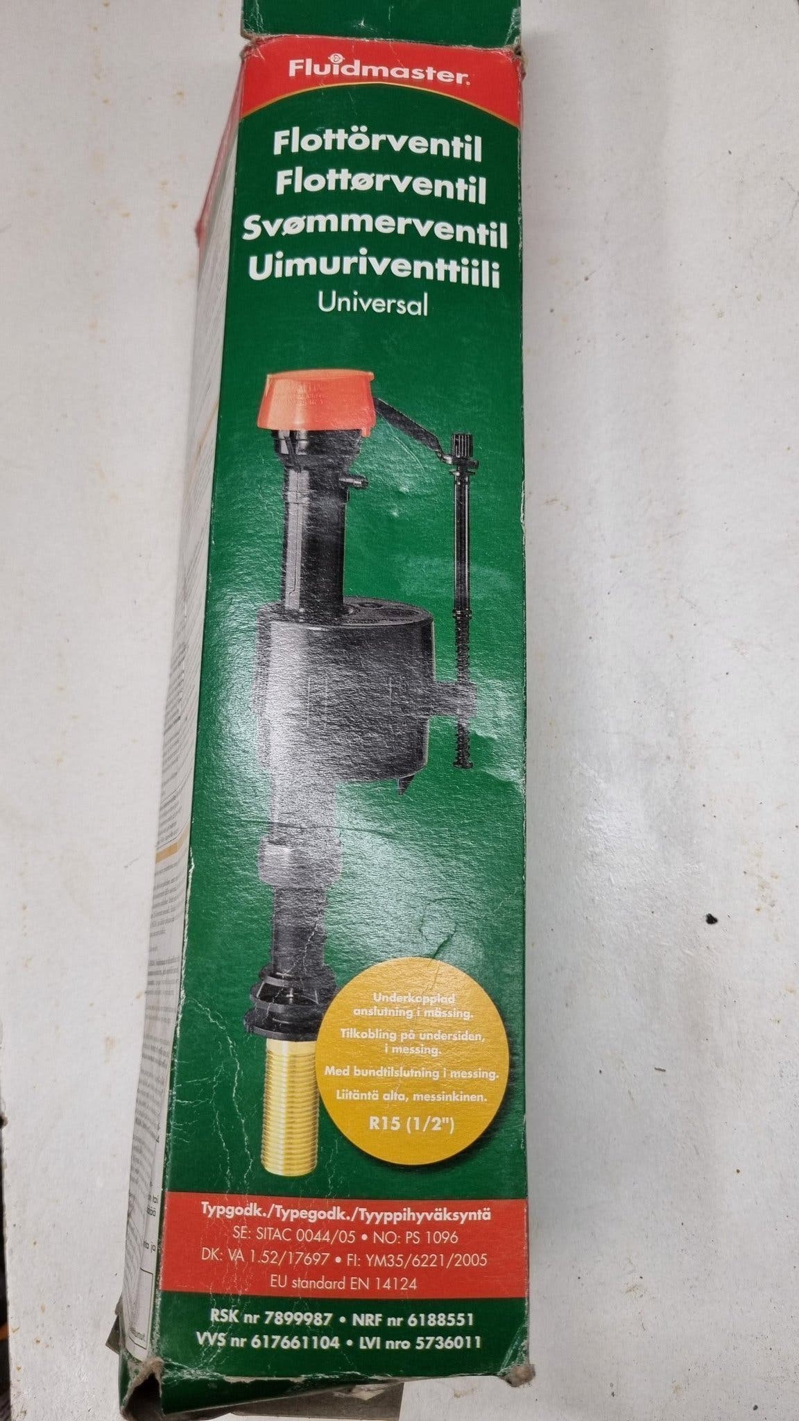 Fluidmaster Flottörventil Universal | Köp på Tradera (689109445)