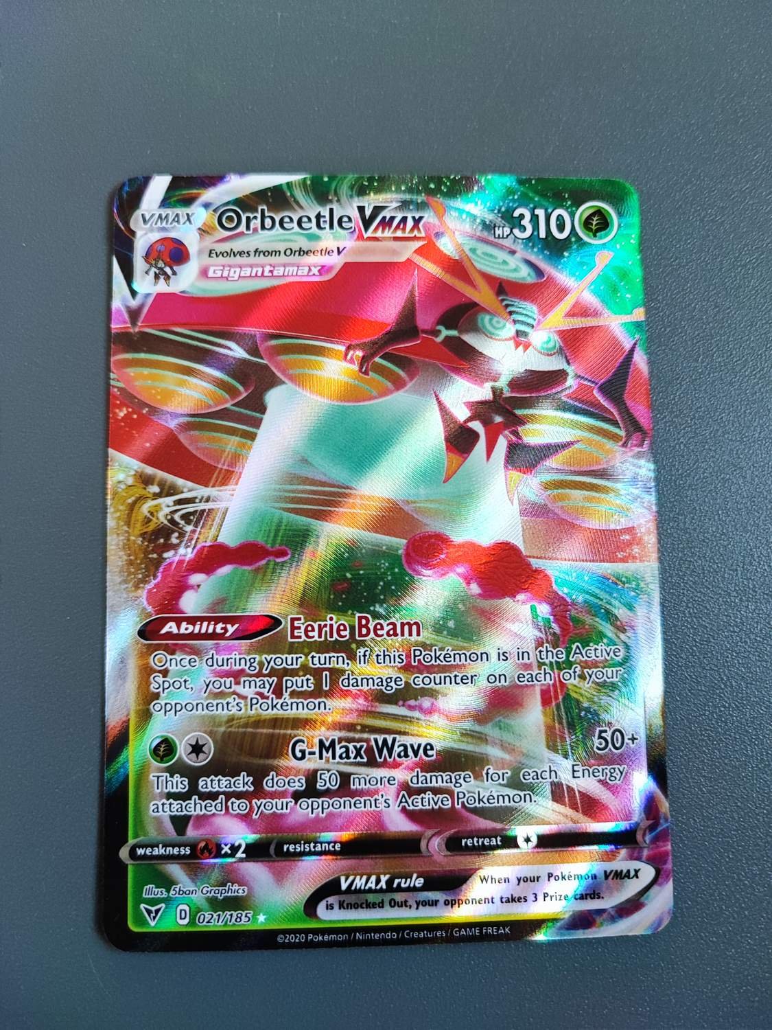 Orbeetle VMAX 021/185 Ultra Rare Sword & Sh.. Köp på Tradera