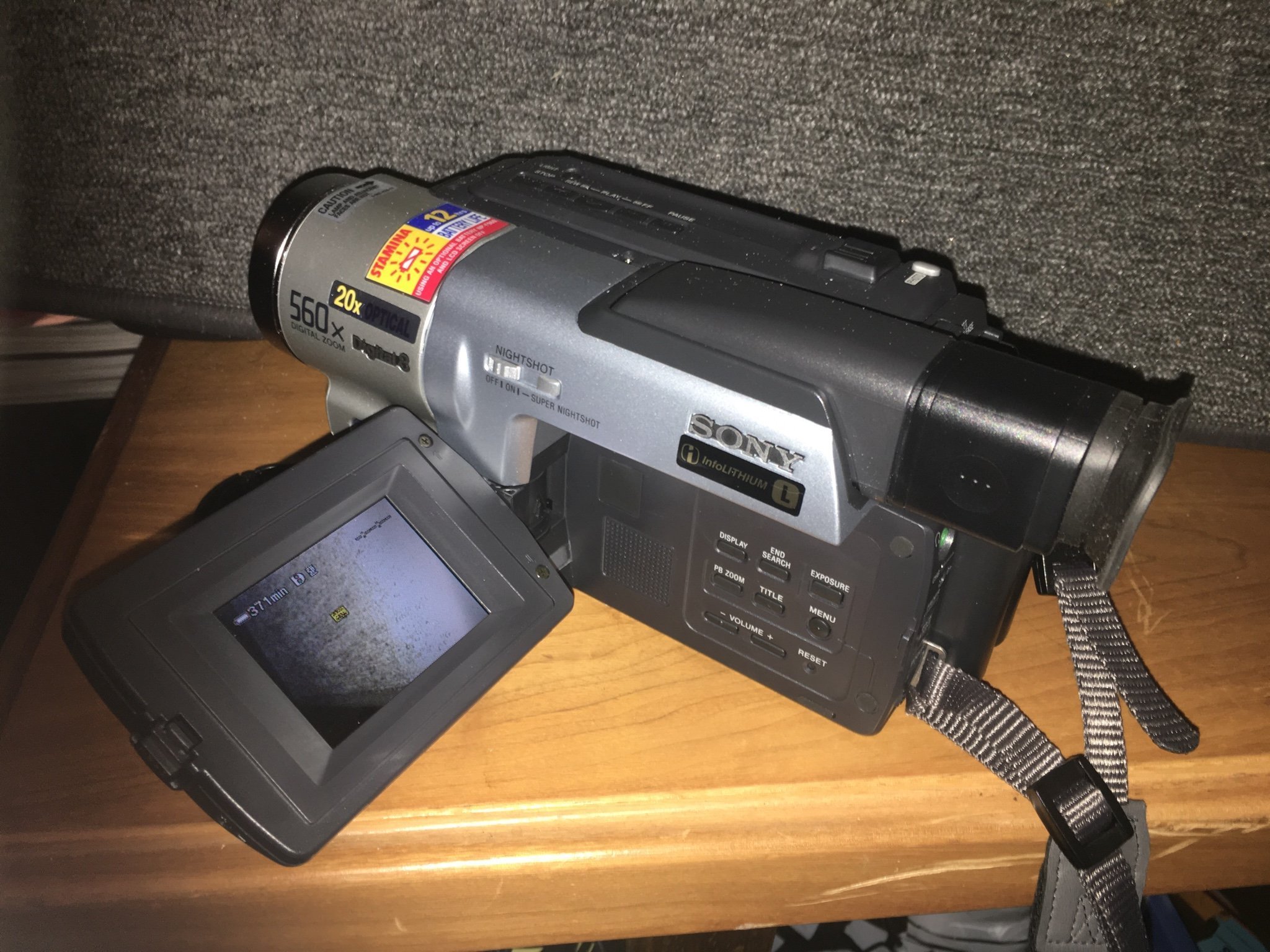 Sony digital 8 videokamera (400998142) ᐈ Köp på Tradera