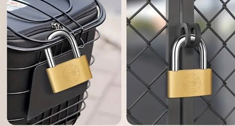 Kraftig Mässingslås