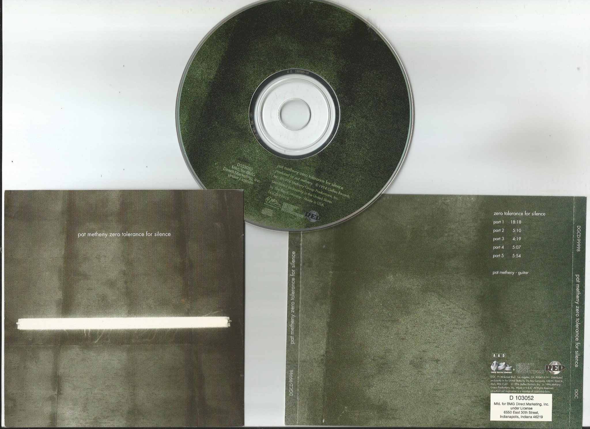 PAT METHENY Zero Tolerance For Silence (409477241) ᐈ Köp på