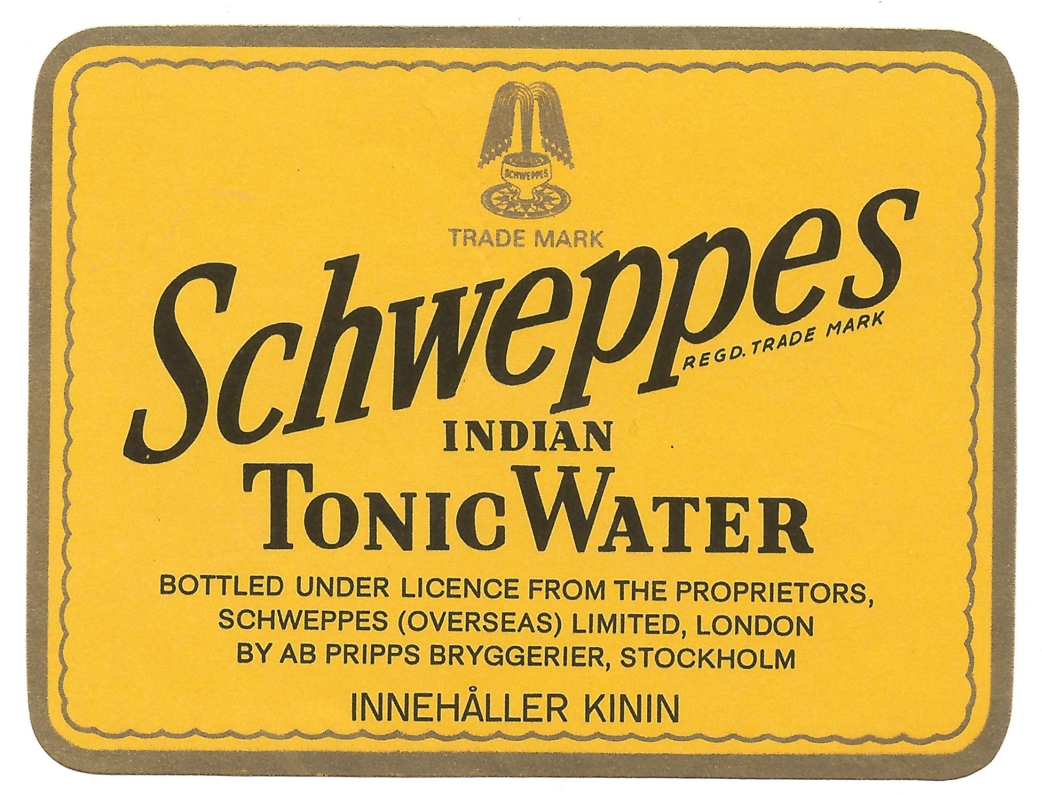 Schweppes Indian Tonic Water (418921028) ᐈ Köp på Tradera