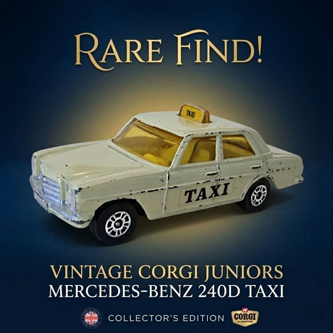 Corgi Juniors Mercedes-Benz 240D Taxi - Made in.. | Köp på Tradera ...