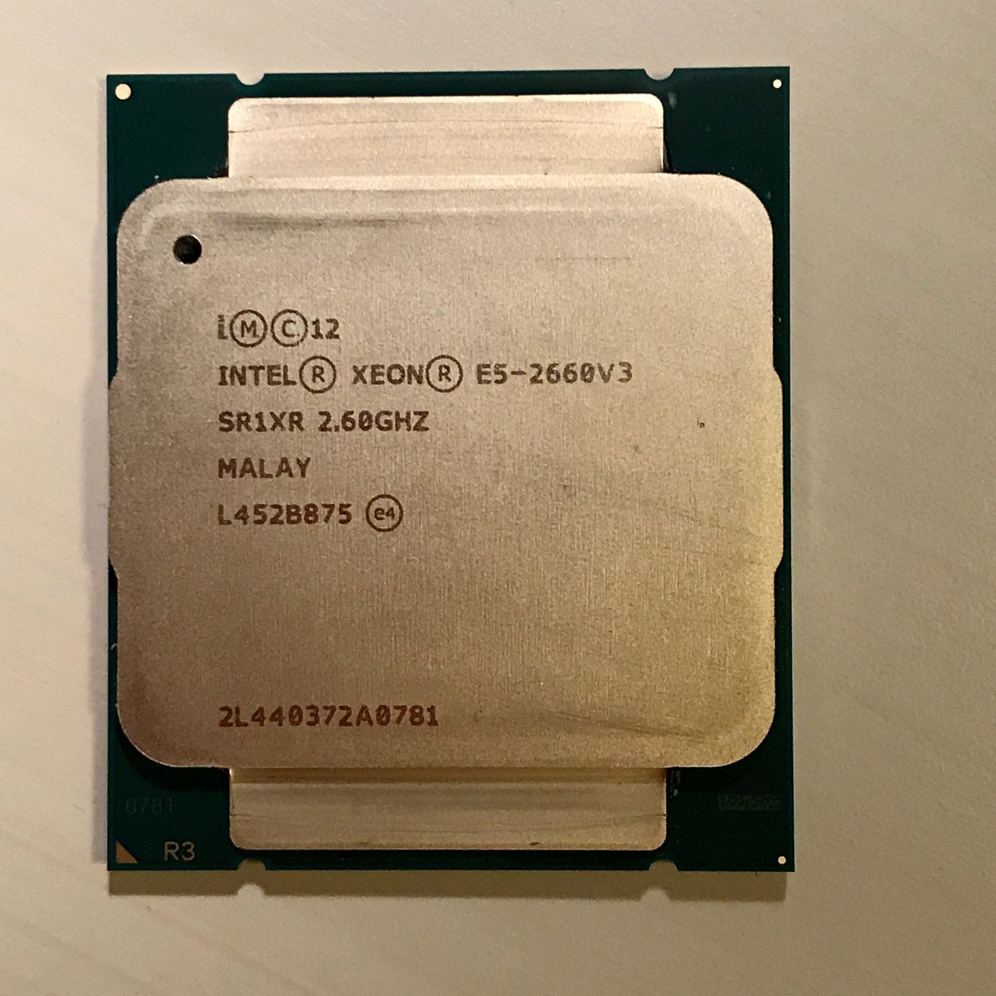 Intel Xeon E5-2660 V3, 10 kärnor, 2,6-3,3 GHz (382514171) ᐈ Köp på Tradera