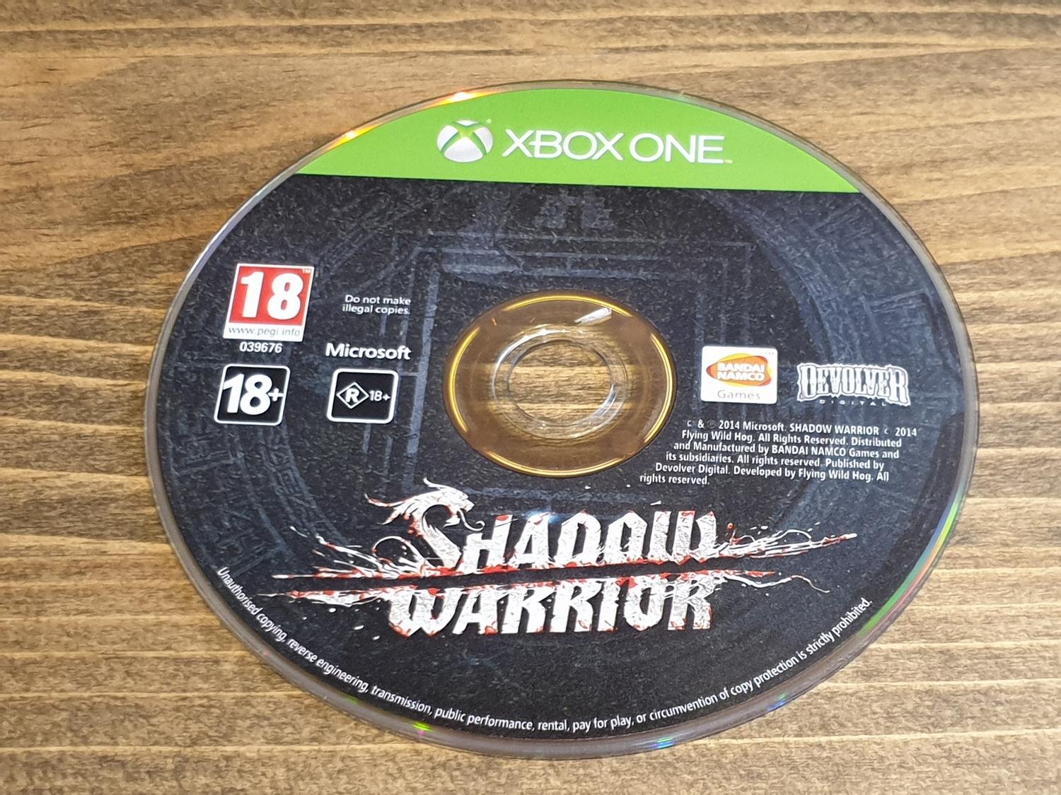 shadow warrior xbox one shadow warrior xbox one