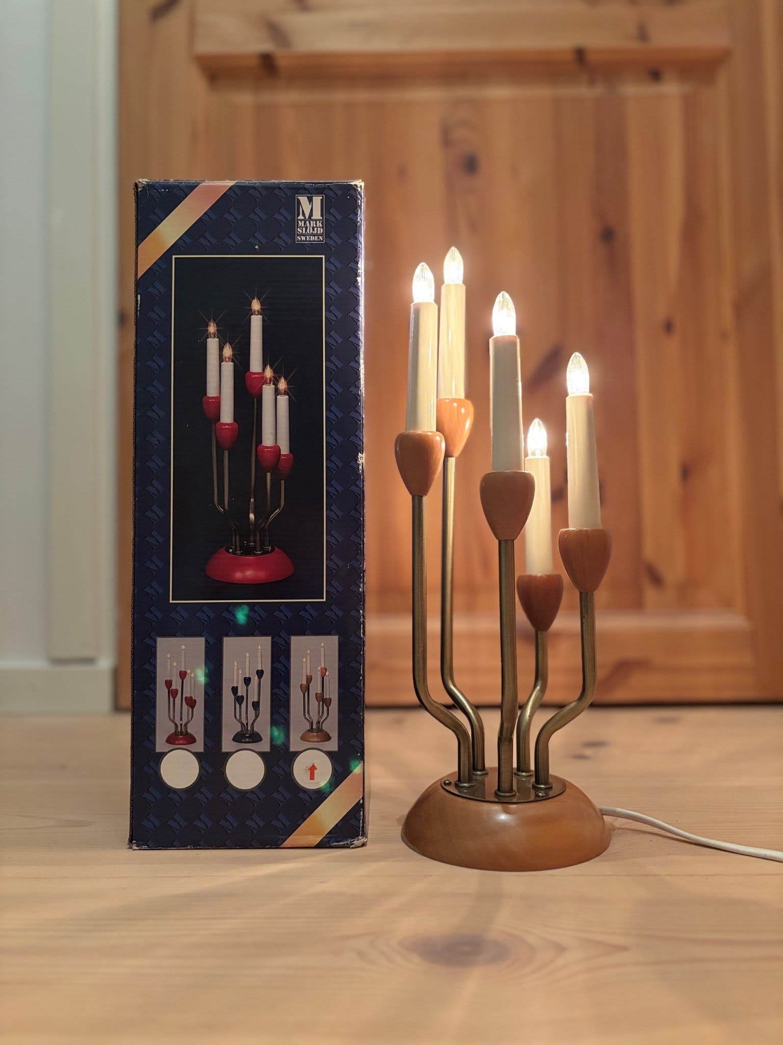 Retro Markslöjd 5-haarainen adventtikynttelikkö