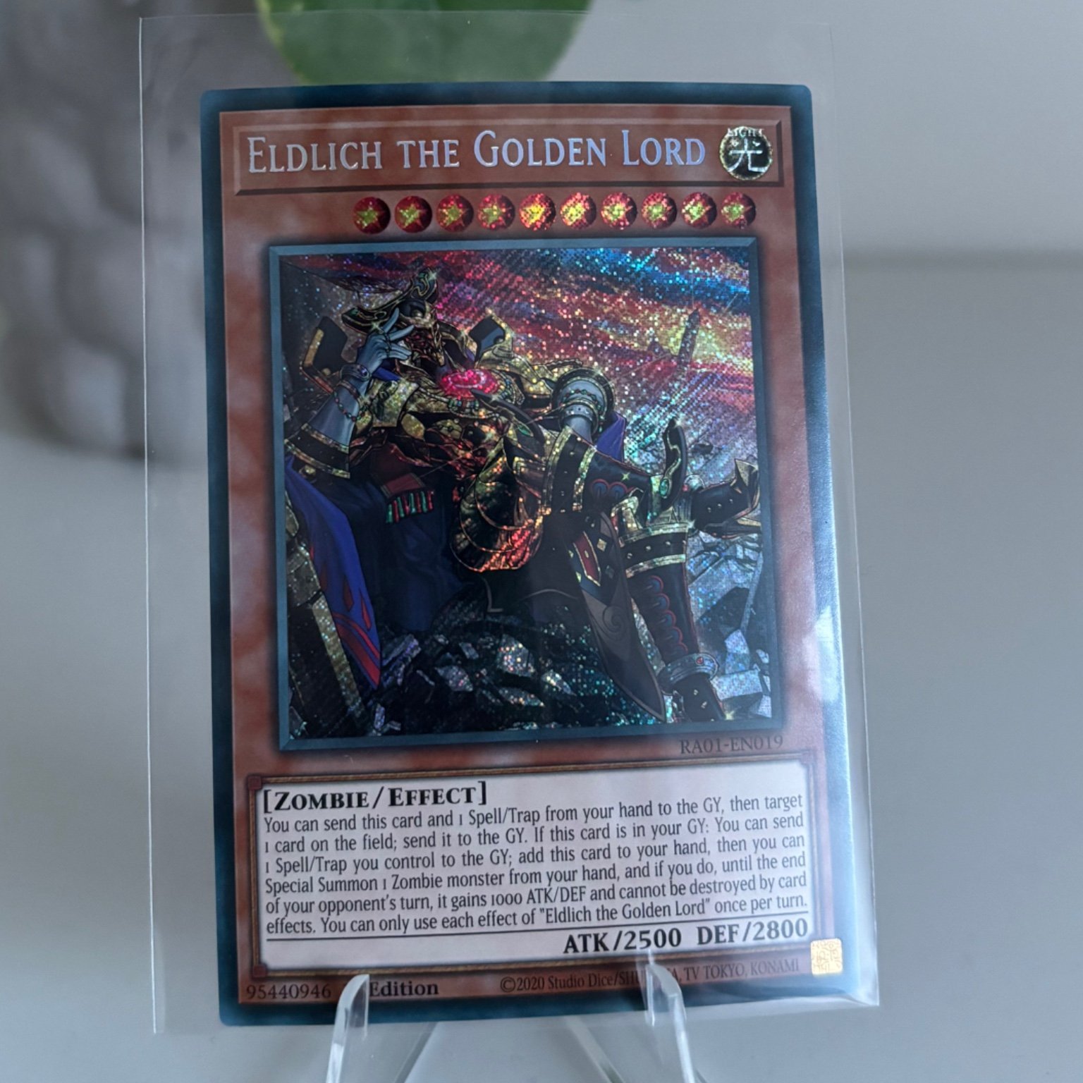 Eldlich Il Signore d'oro (arte alternativa) (Secret Rare) - RA01-EN019 - Secret Rare - 1a edizione