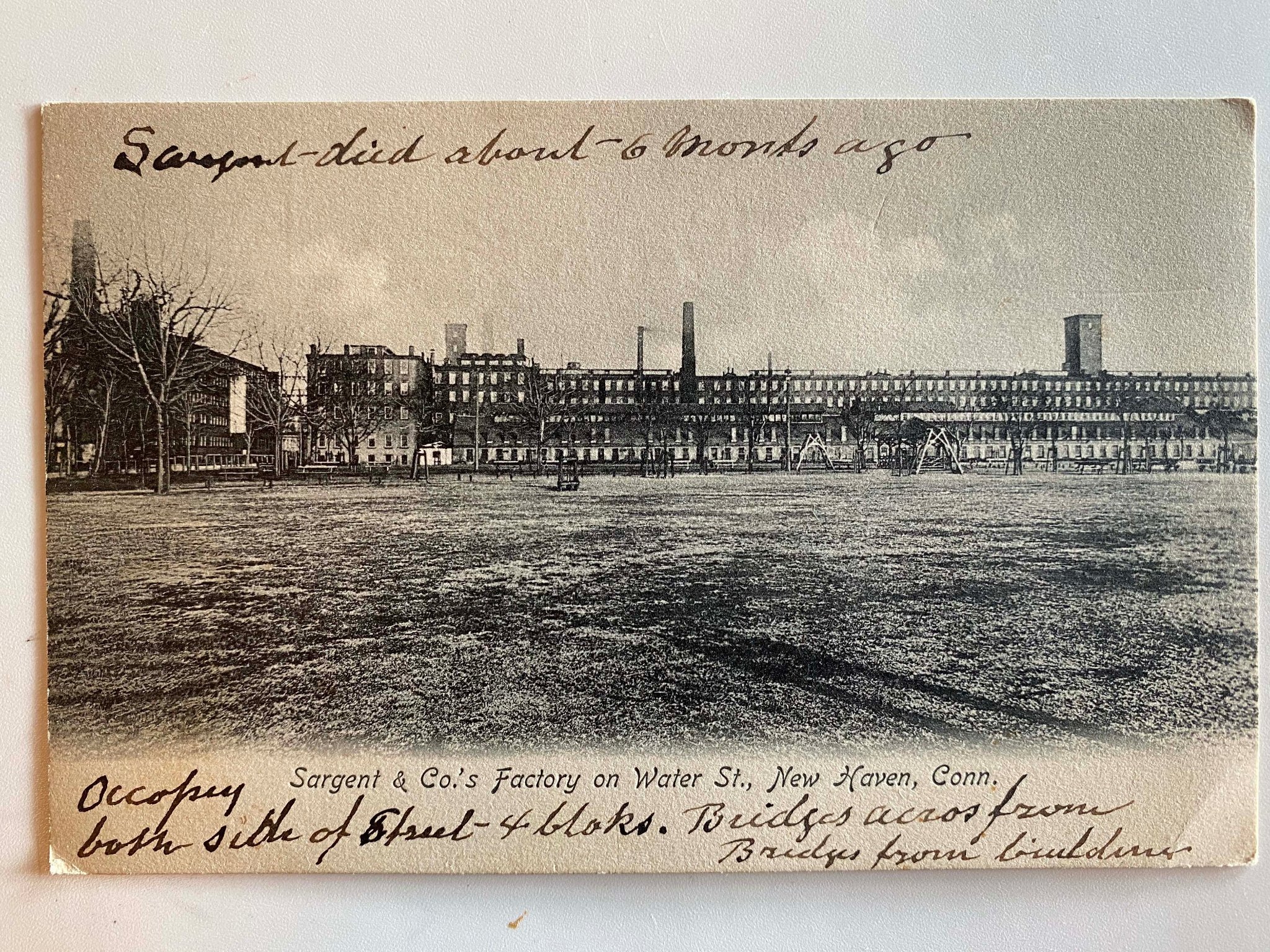 Sargent & Co's Factory on Water St New Haven, C.. (418047182) ᐈ Köp på