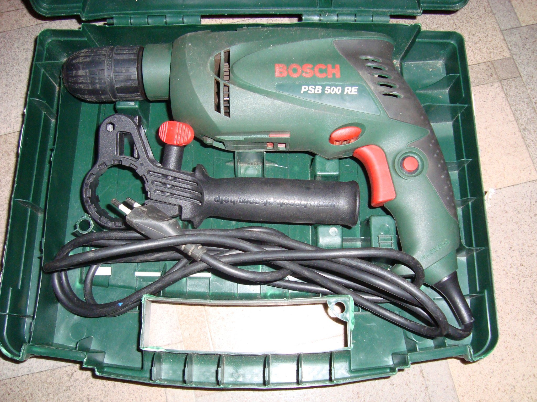 Slagborrmaskin BOSCH PSB 500 RE (377096578) ᐈ Köp på Tradera