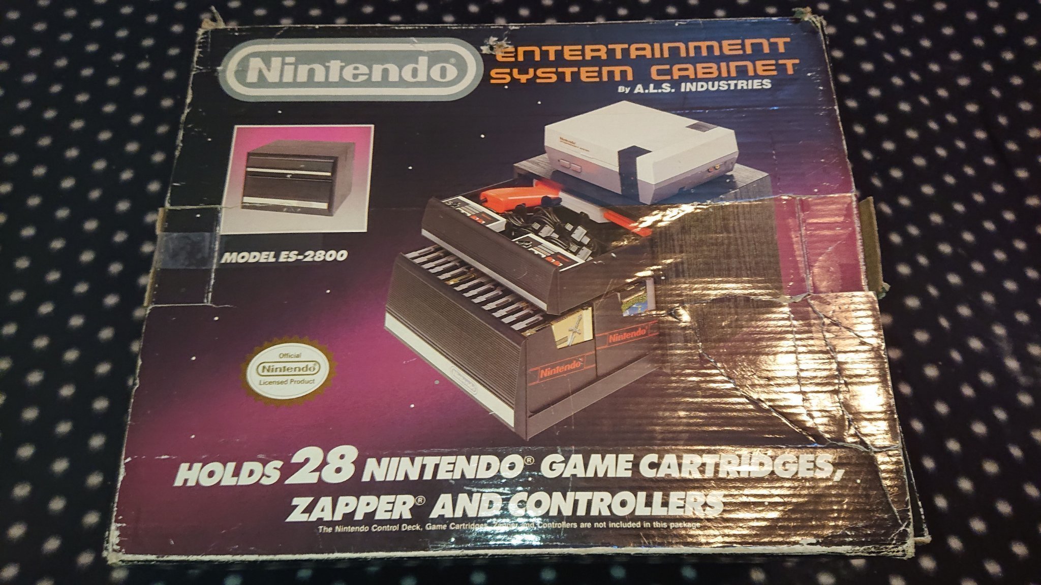 NINTENDO ENTERTAINMENT SYSTEM CABINET MODEL ES ...