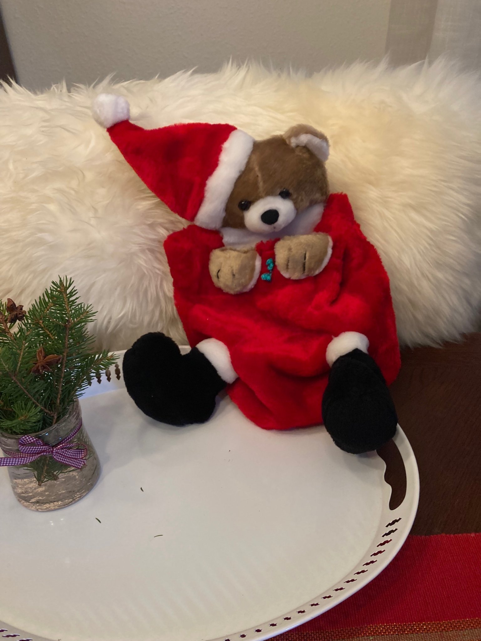 Jul strumpa /Nalle/Jul/Retro/Fint skick ! Köp på Tradera (610449838)