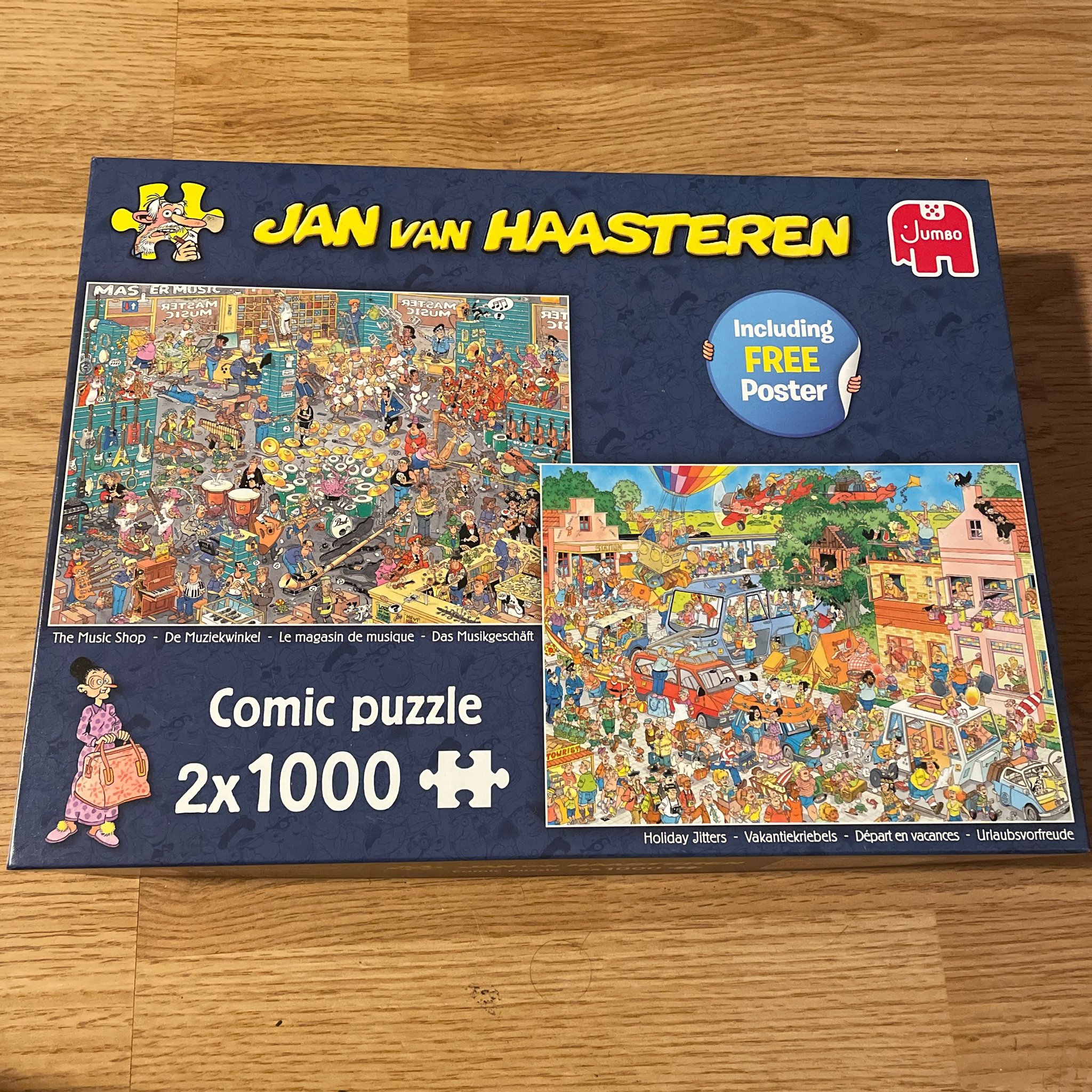 Se produkter som liknar Jan van haasteren 2x1000 pussel på Tradera