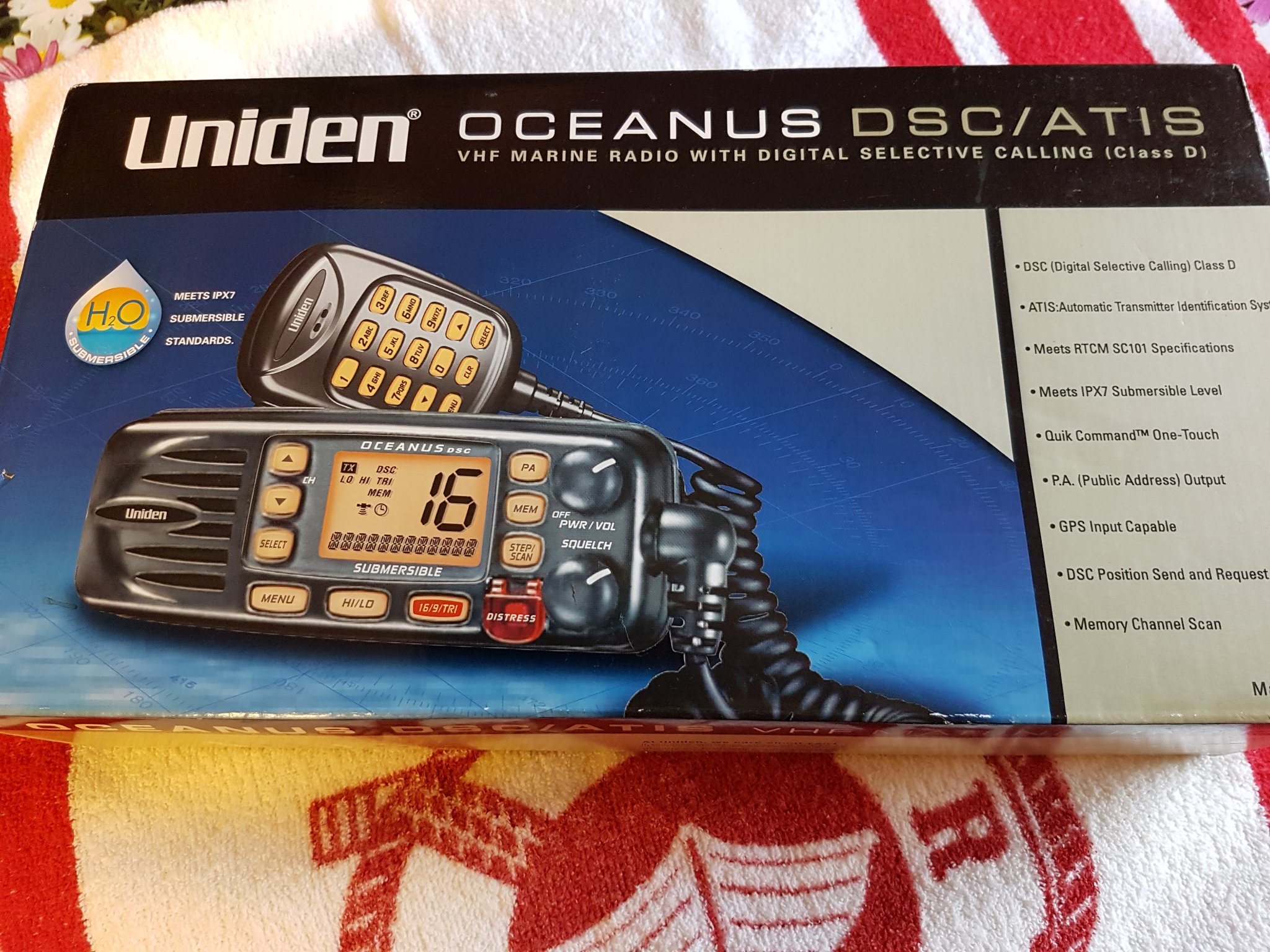 VHF marin radio uniden oceanus dsc/atis (nytt) (345492950) ᐈ Köp på Tradera