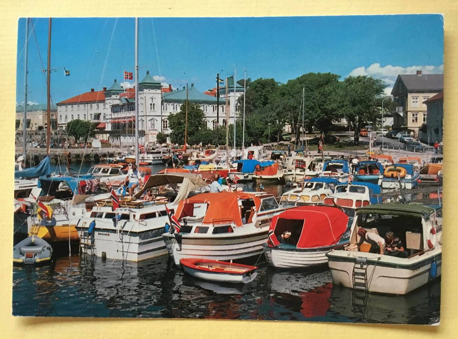 Kort STRÖMSTAD Fritidsbåtar i hamnen 1983 | Köp på Tradera (524061045)