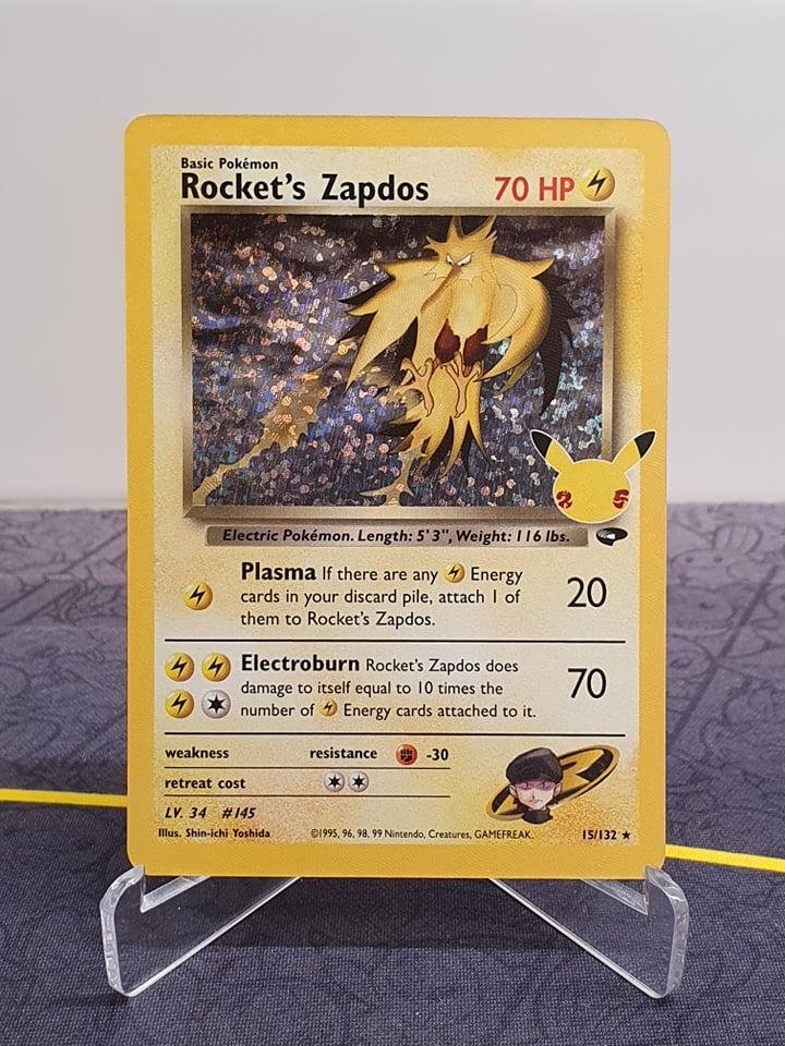 ROCKET'S ZAPDOS 15/132 Holo Rare Celebratio.. Köp på Tradera