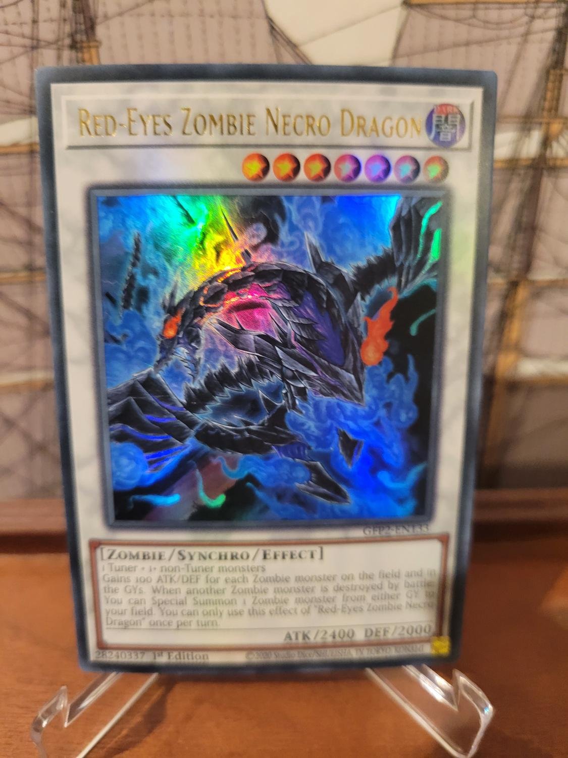 YuGiOh Red Eyes Zombie Necro Dragon Köp på Tradera (578850195)