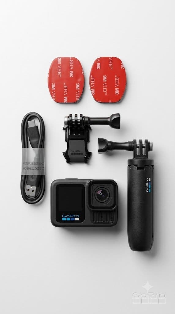 GoPro HERO13 – komplett kit med 64 GB minneskort