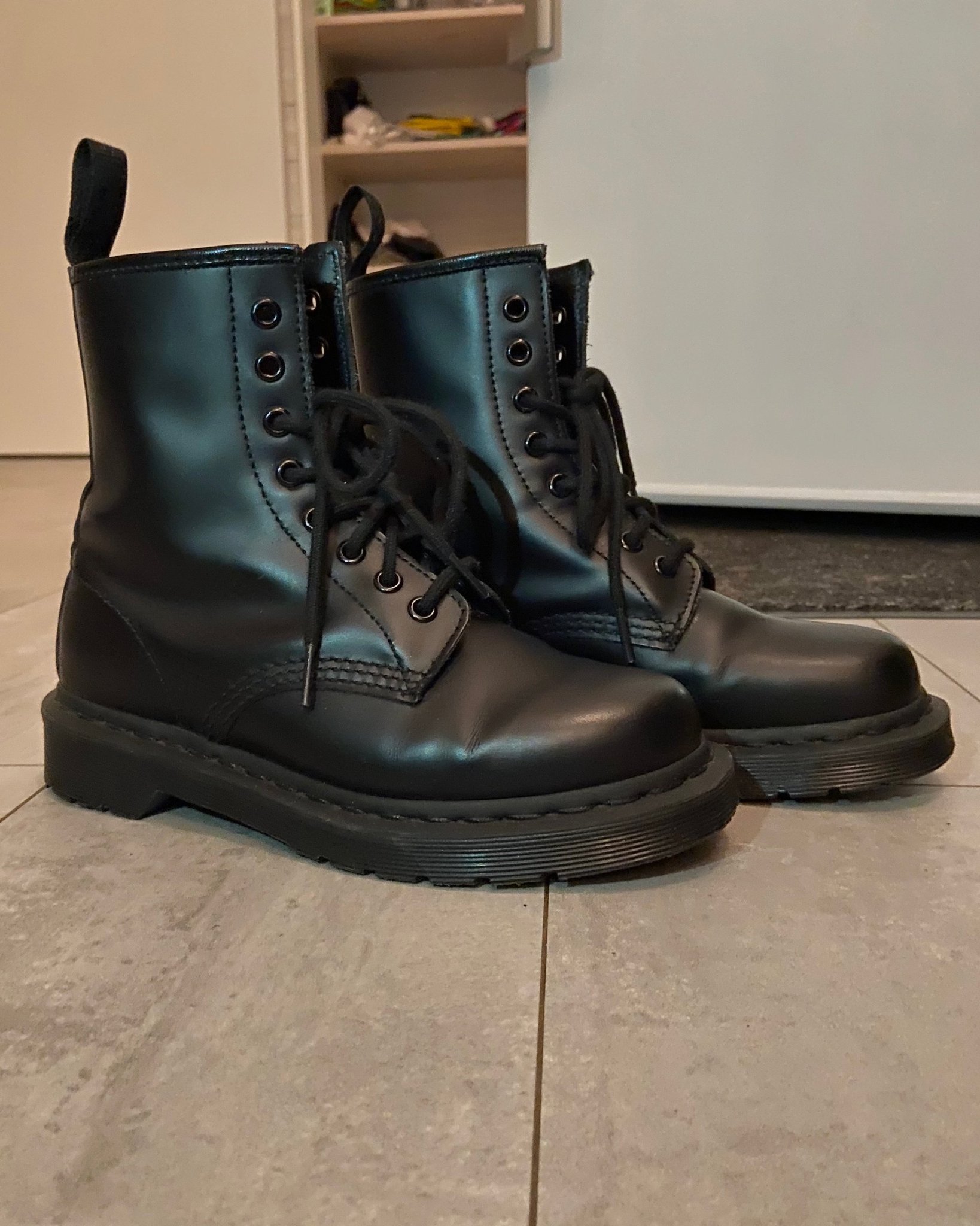 dr martens mono black vegan