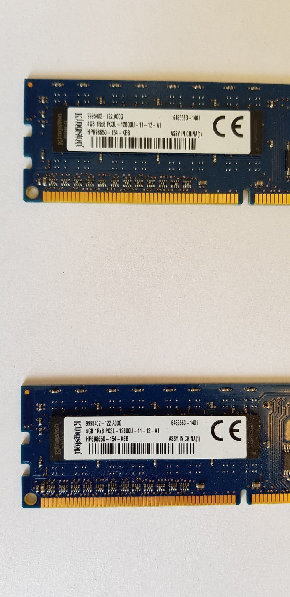 Kingston 8GB 1Rx8 PC3L-12800u-11-12-A1 DDR3-160.. (407373021) ᐈ Köp på