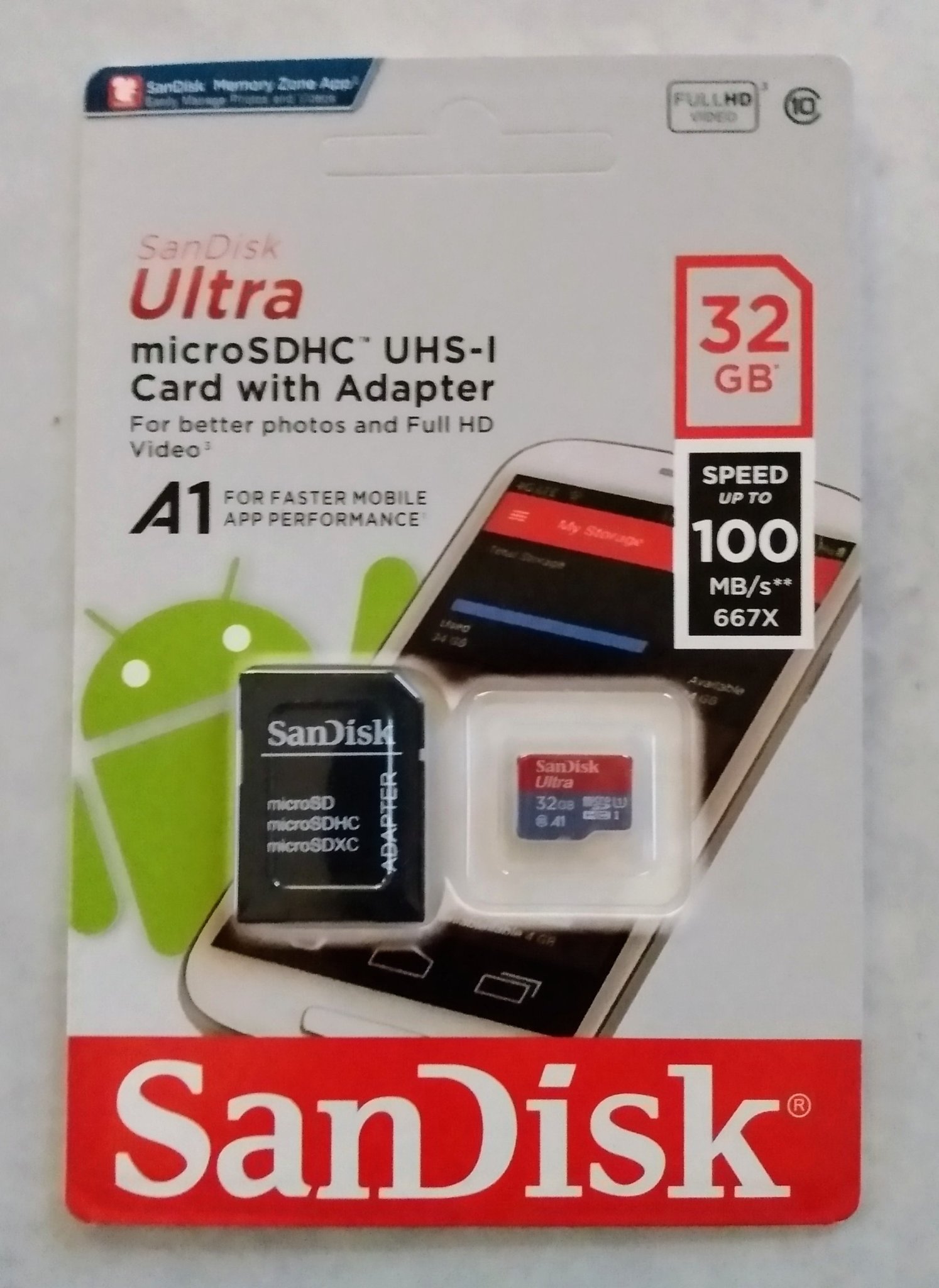 Minneskort SanDisk Ultra Micro SDHC 32GB (422861707) ᐈ Köp på Tradera