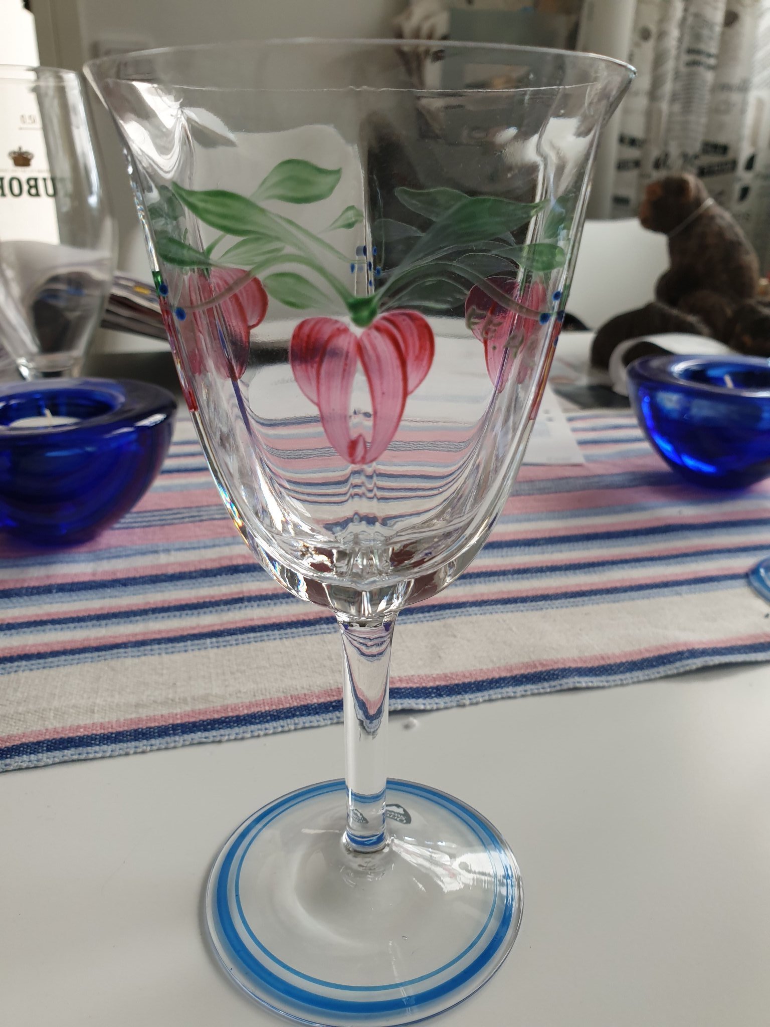 Orrefors "Maja" av Eva Englund Öl/Vinglas (407558779) ᐈ Köp på Tradera